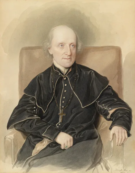 Portrait Vinzenz Eduard Milde av Josef Kriehuber