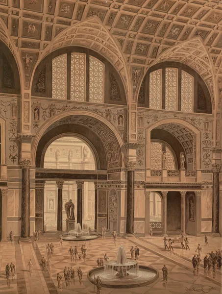 Baths of Caracalla, Rome av Josef Langl