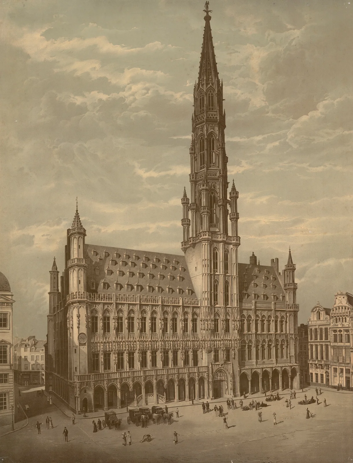 Brussels Town Hall av Josef Langl