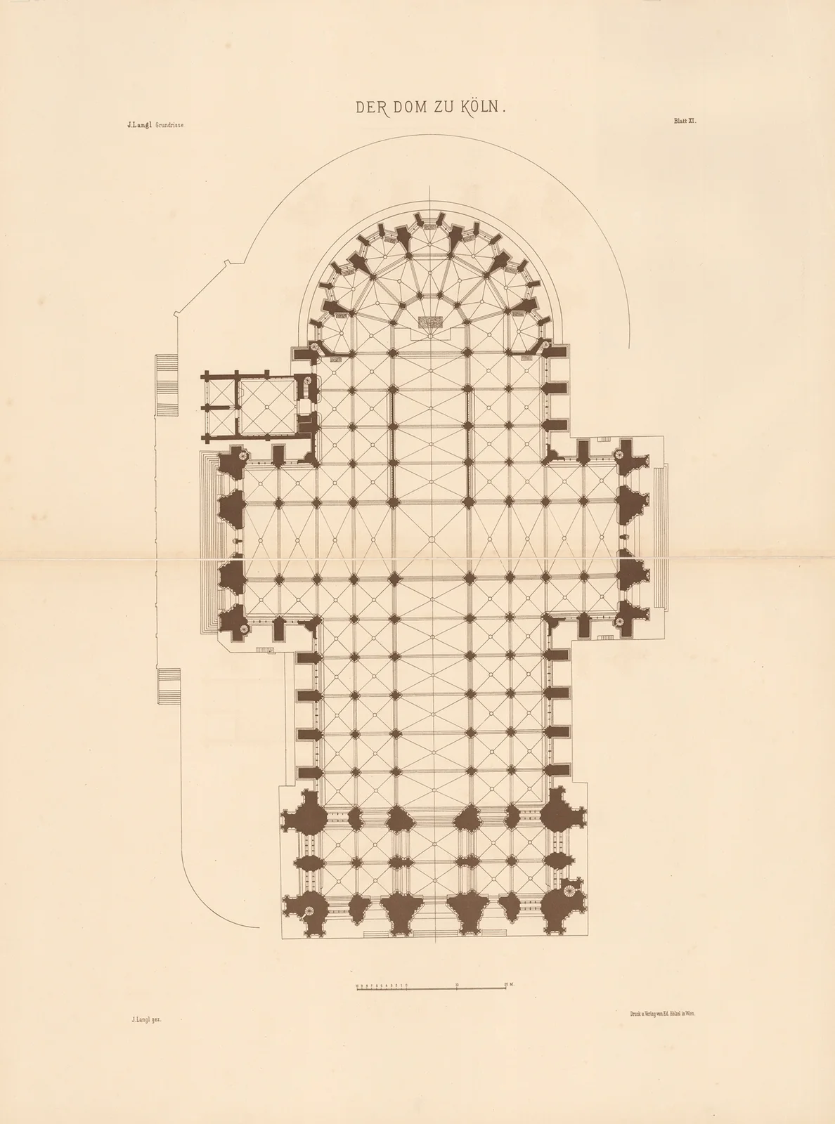 Der Dom zu Köln av Josef Langl