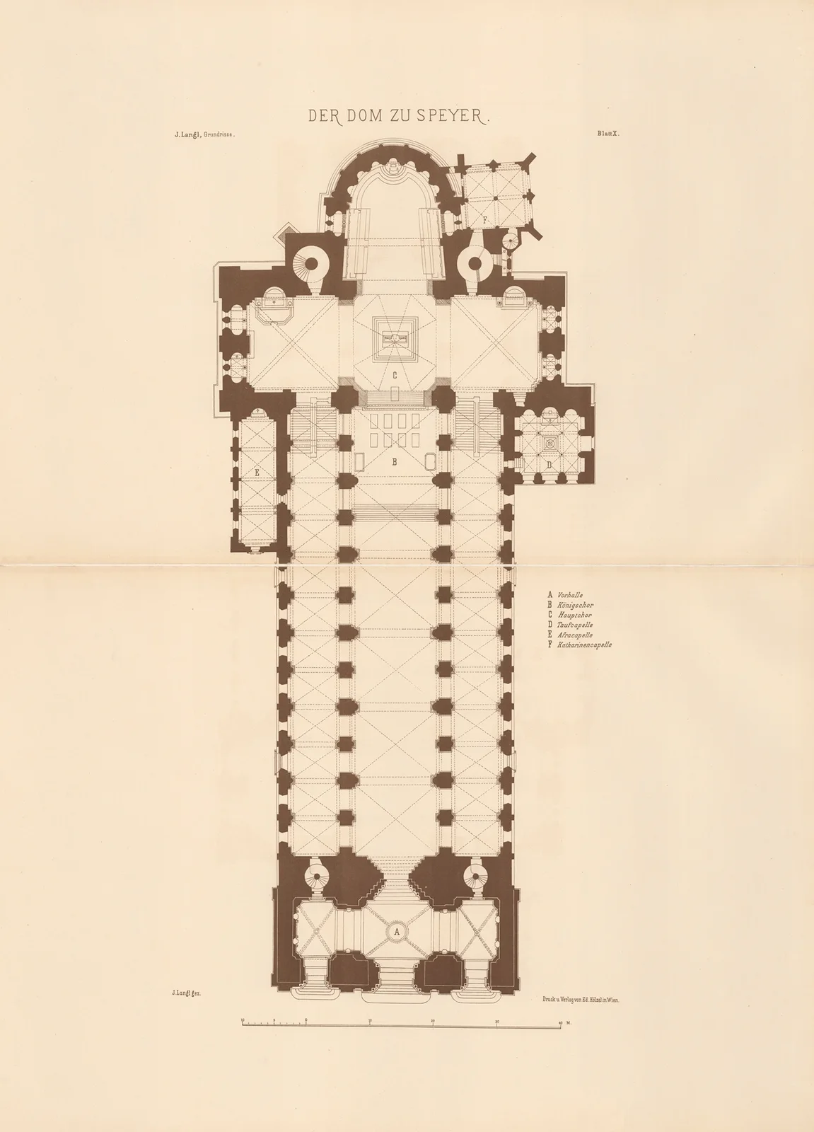 Der Dom zu Speyer av Josef Langl