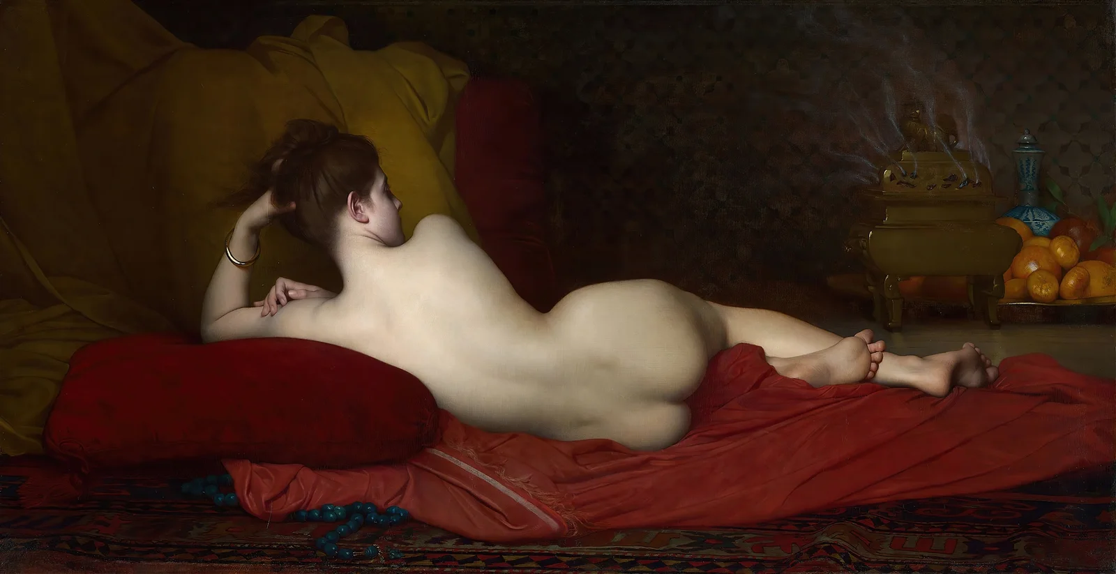 Odalisque av Jules Joseph Lefebvre