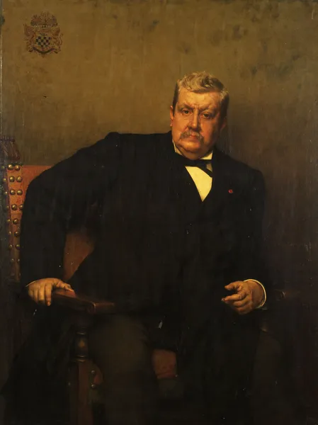 Portrait of Count Oswald de Kerchove de Denterghem av Jules Joseph Lefebvre