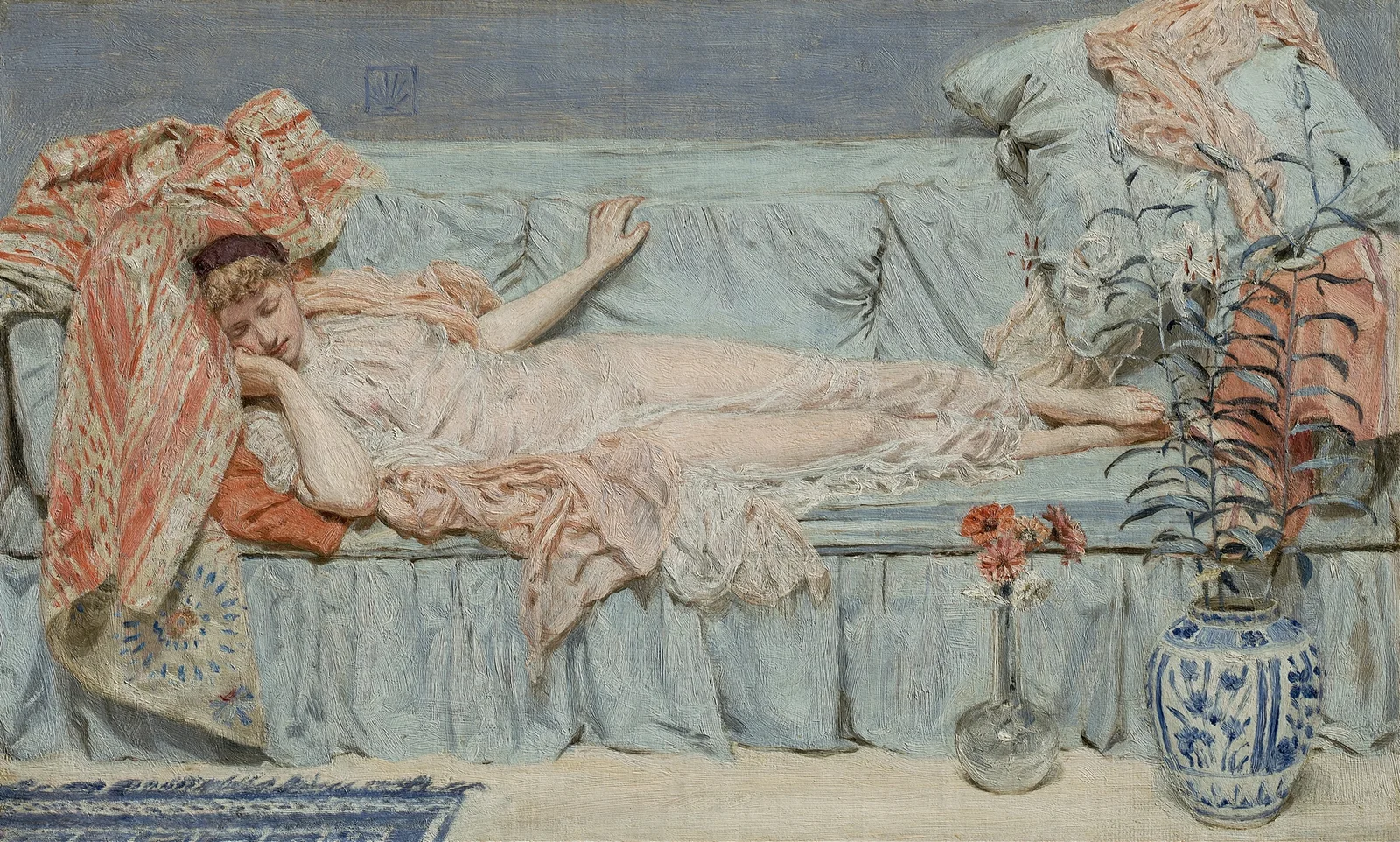 Lilies av Albert Joseph Moore