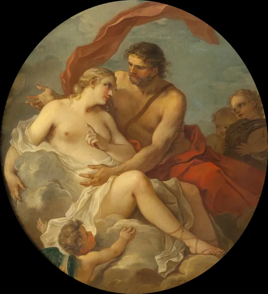 Jupiter and Callisto av Charles-Joseph Natoire