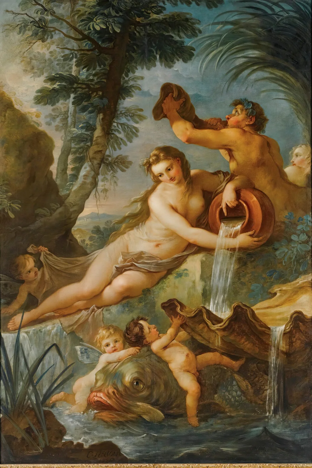 La Source av Charles-Joseph Natoire