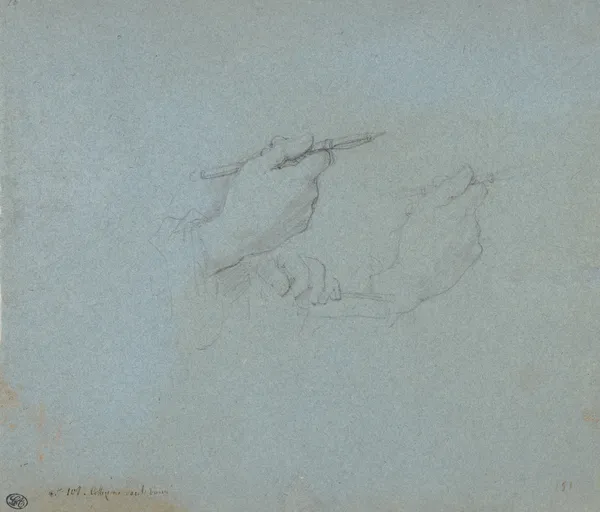 Study of Hands av Charles-Joseph Natoire