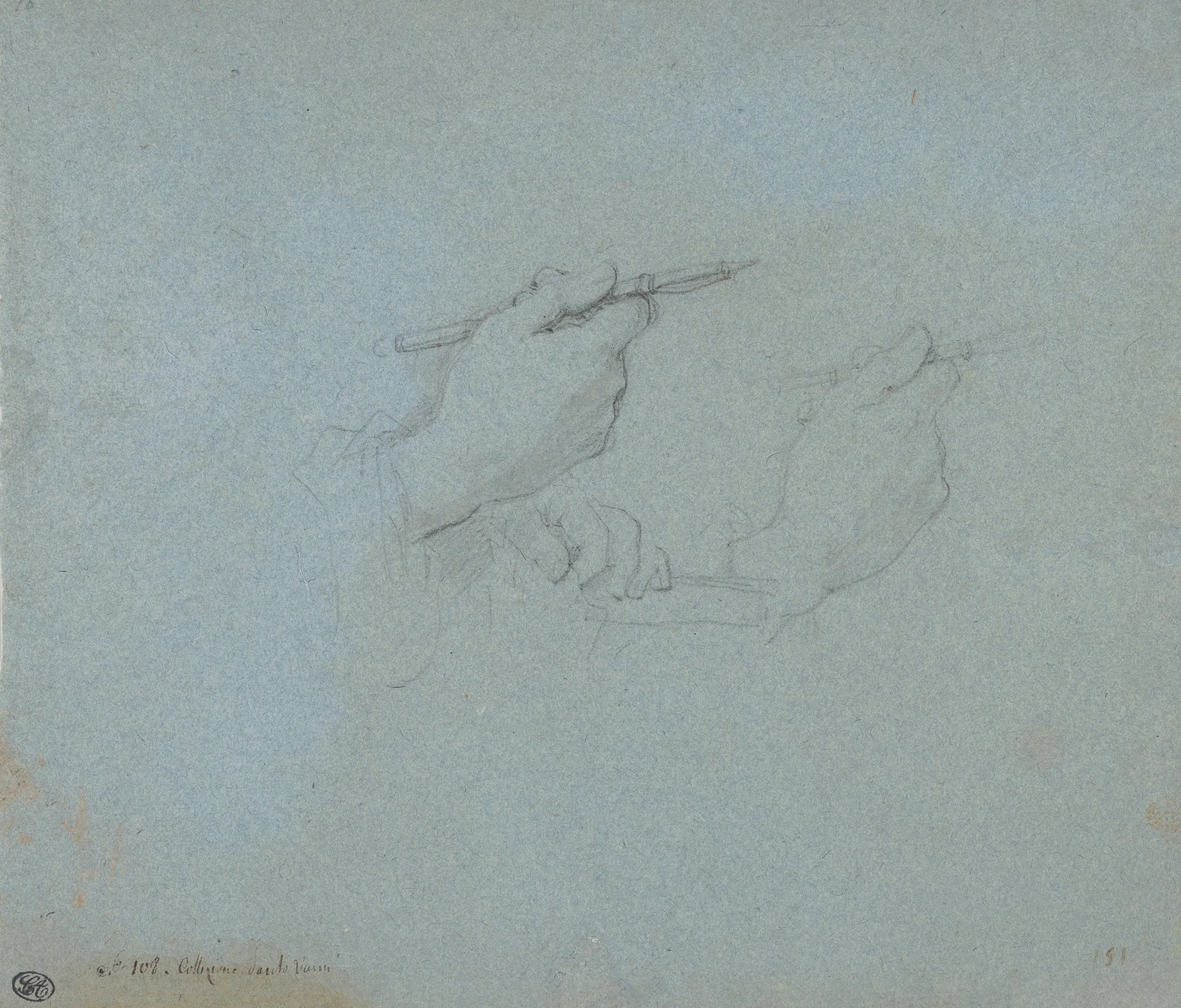 Study of Hands av Charles-Joseph Natoire