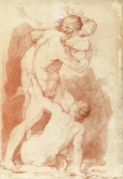 The Abduction Of Helen av Charles-Joseph Natoire