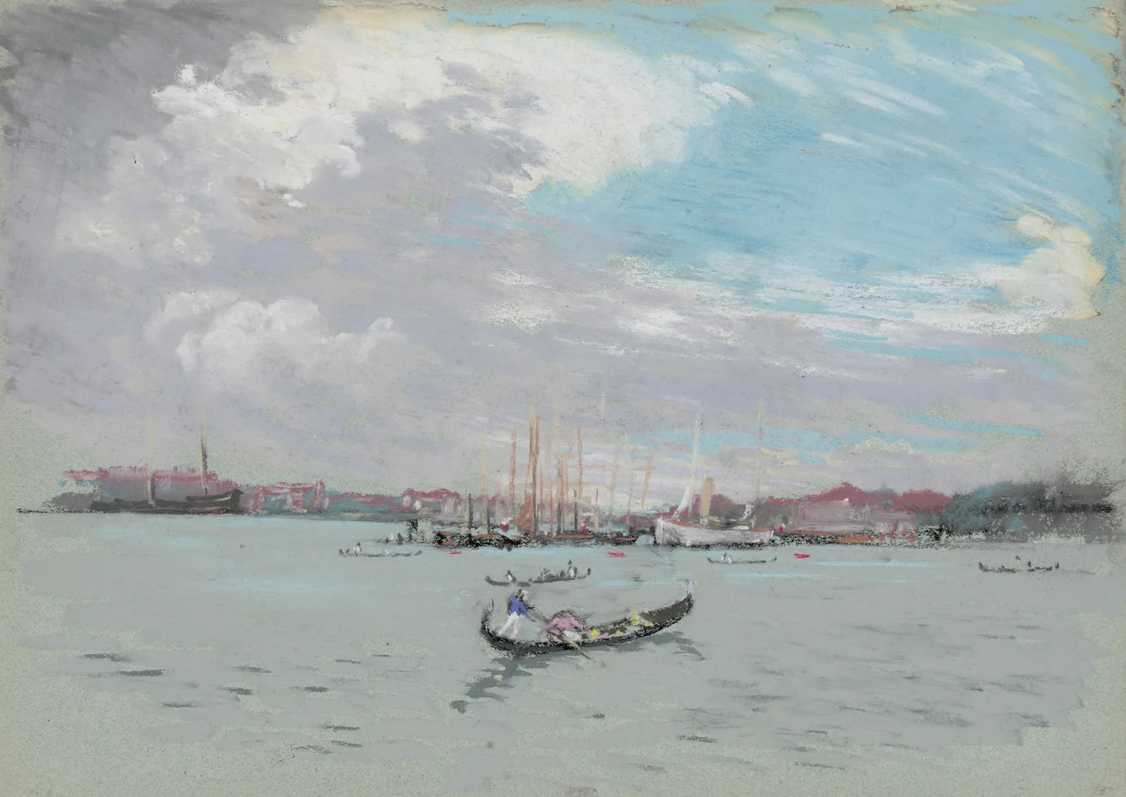 Outside Venice av Joseph Pennell