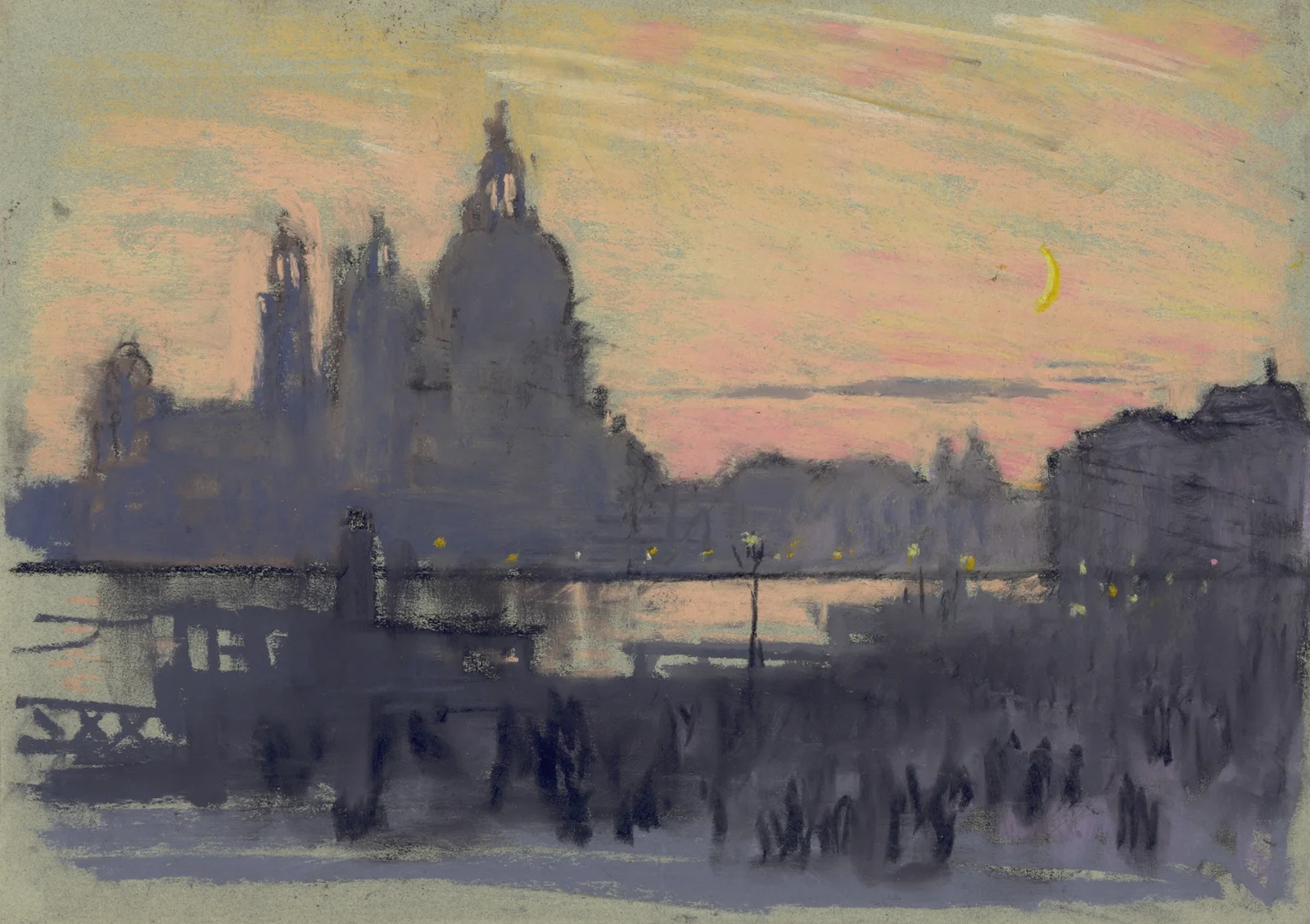 The gold moon av Joseph Pennell