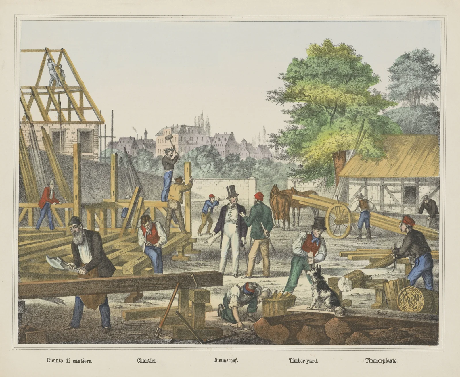 Timber-yard av Joseph Scholz