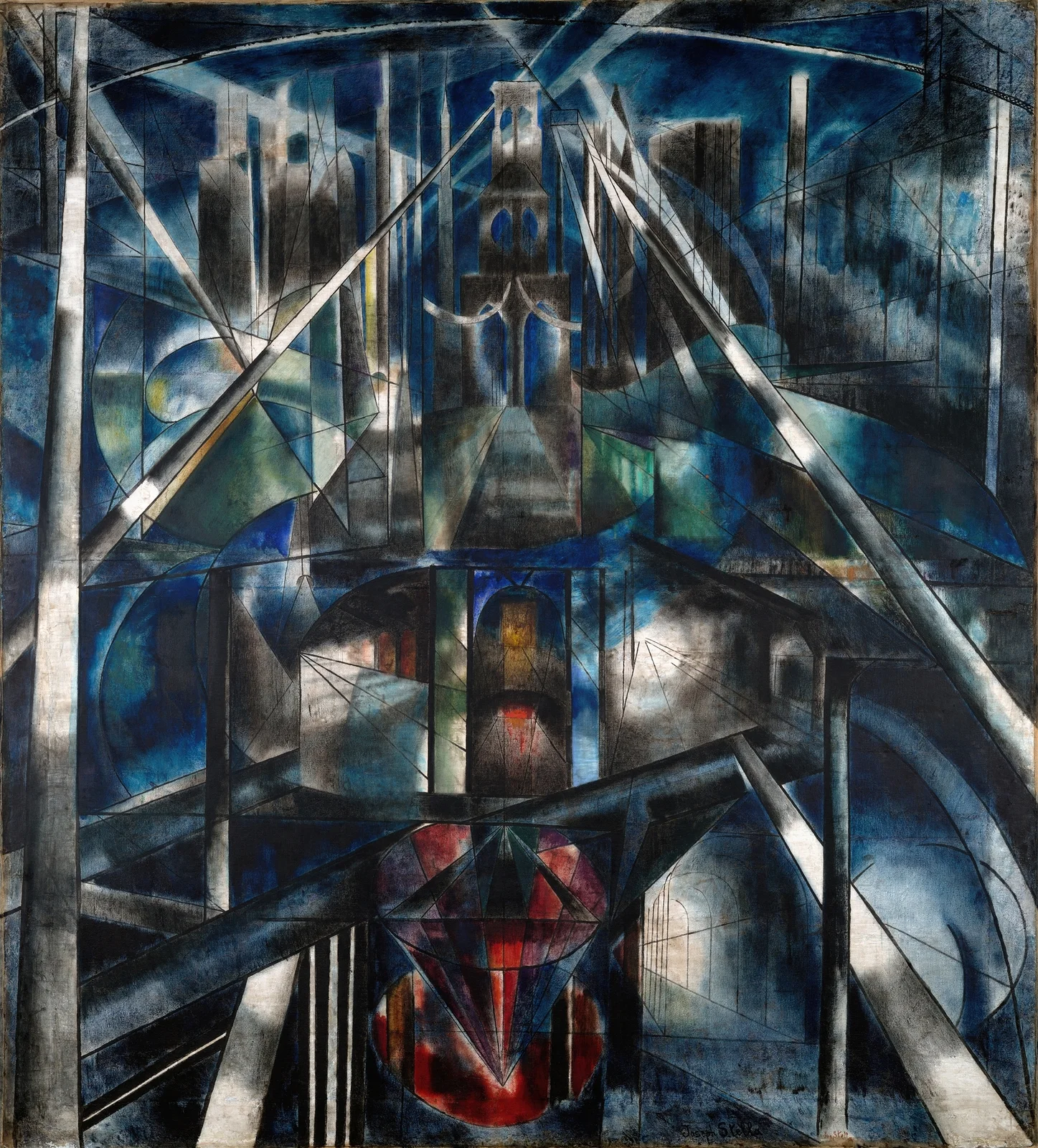 Brooklyn Bridge av Joseph Stella