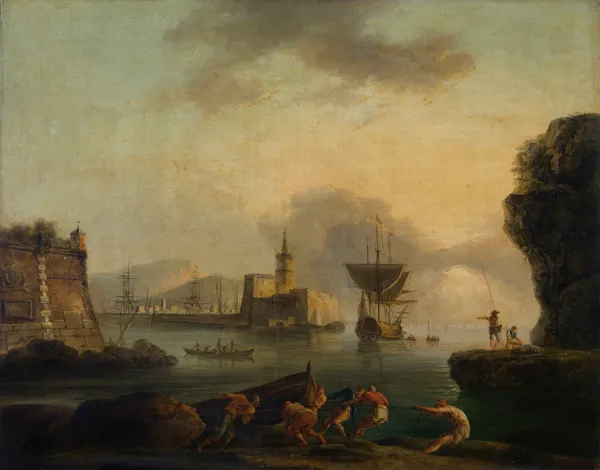 Naples av Claude-Joseph Vernet