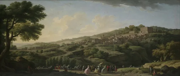 Villa at Caprarola av Claude-Joseph Vernet