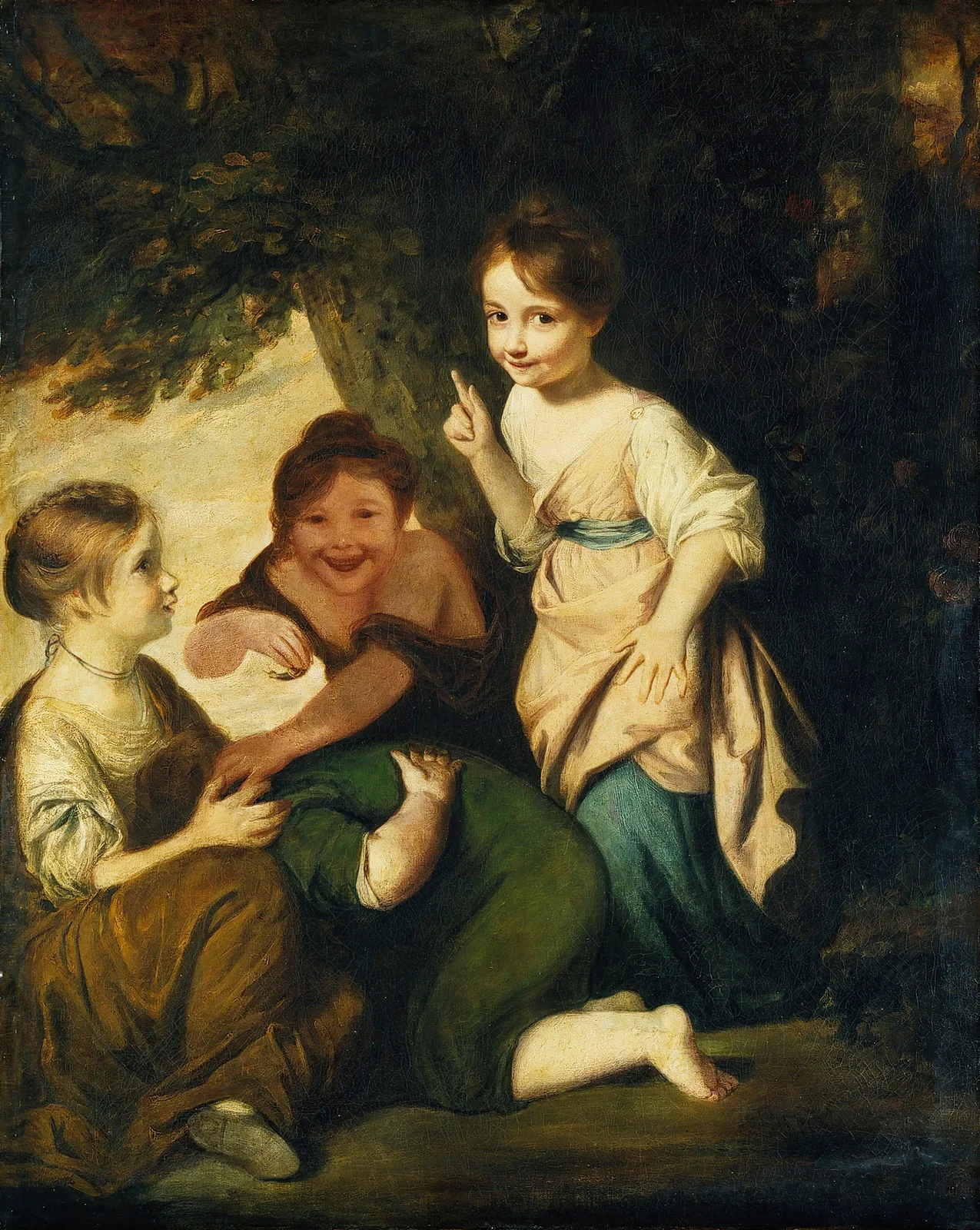 Crying Forfeits av Sir Joshua Reynolds