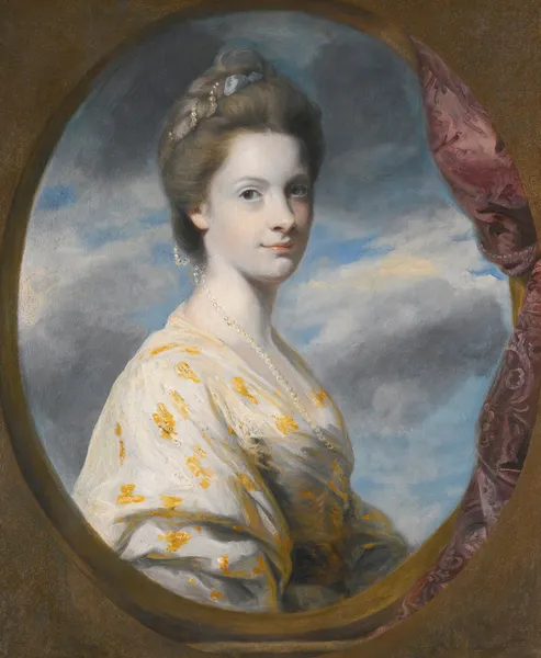 Portrait Of Sophia, Mrs Edward Southwell, Later Lady De Clifford av Sir Joshua Reynolds