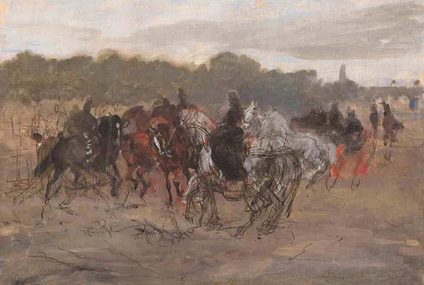 Riders, sketch av Jozef Chelmonski