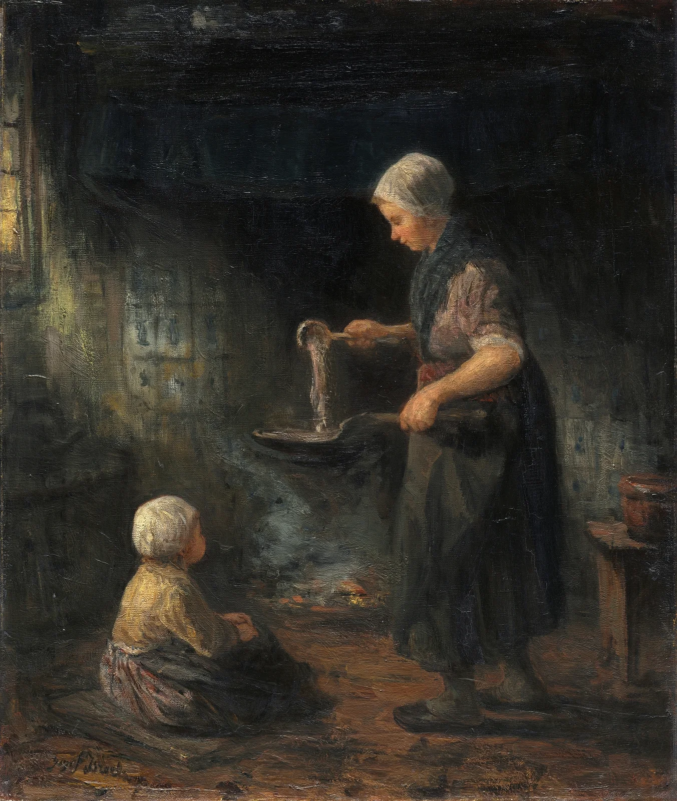 The Pancakes av Jozef Israëls