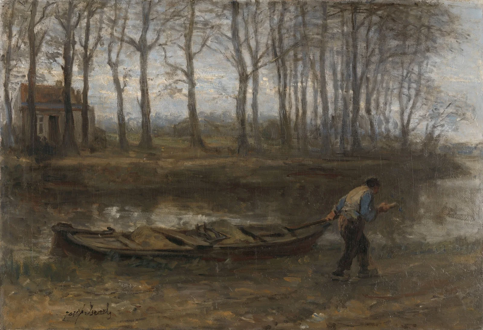 The Sand Bargeman av Jozef Israëls