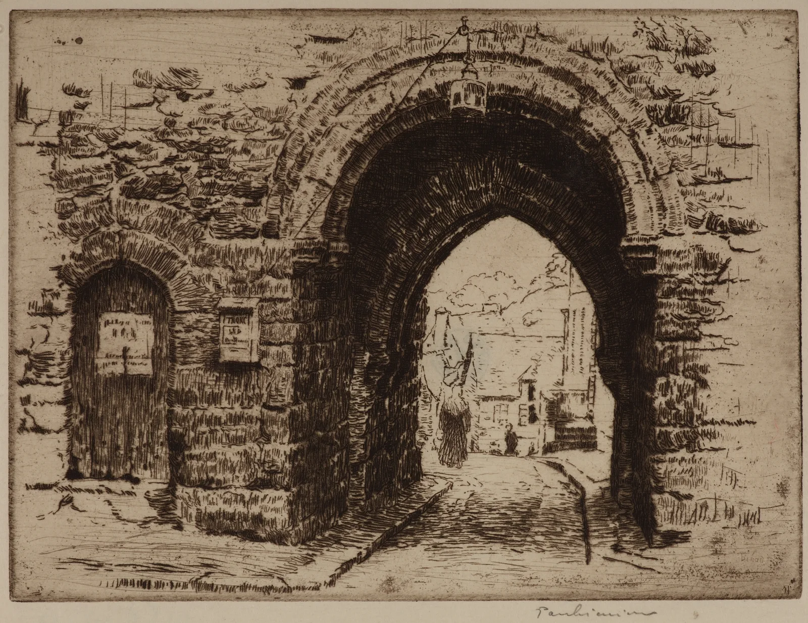 Dinan – Jerzual Gate av Józef Pankiewicz