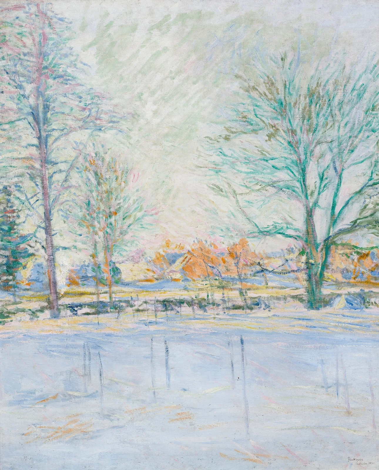 Landscape from Czarnolas av Józef Pankiewicz