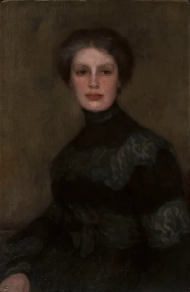 Portrait of Wanda Kułakowska av Józef Pankiewicz