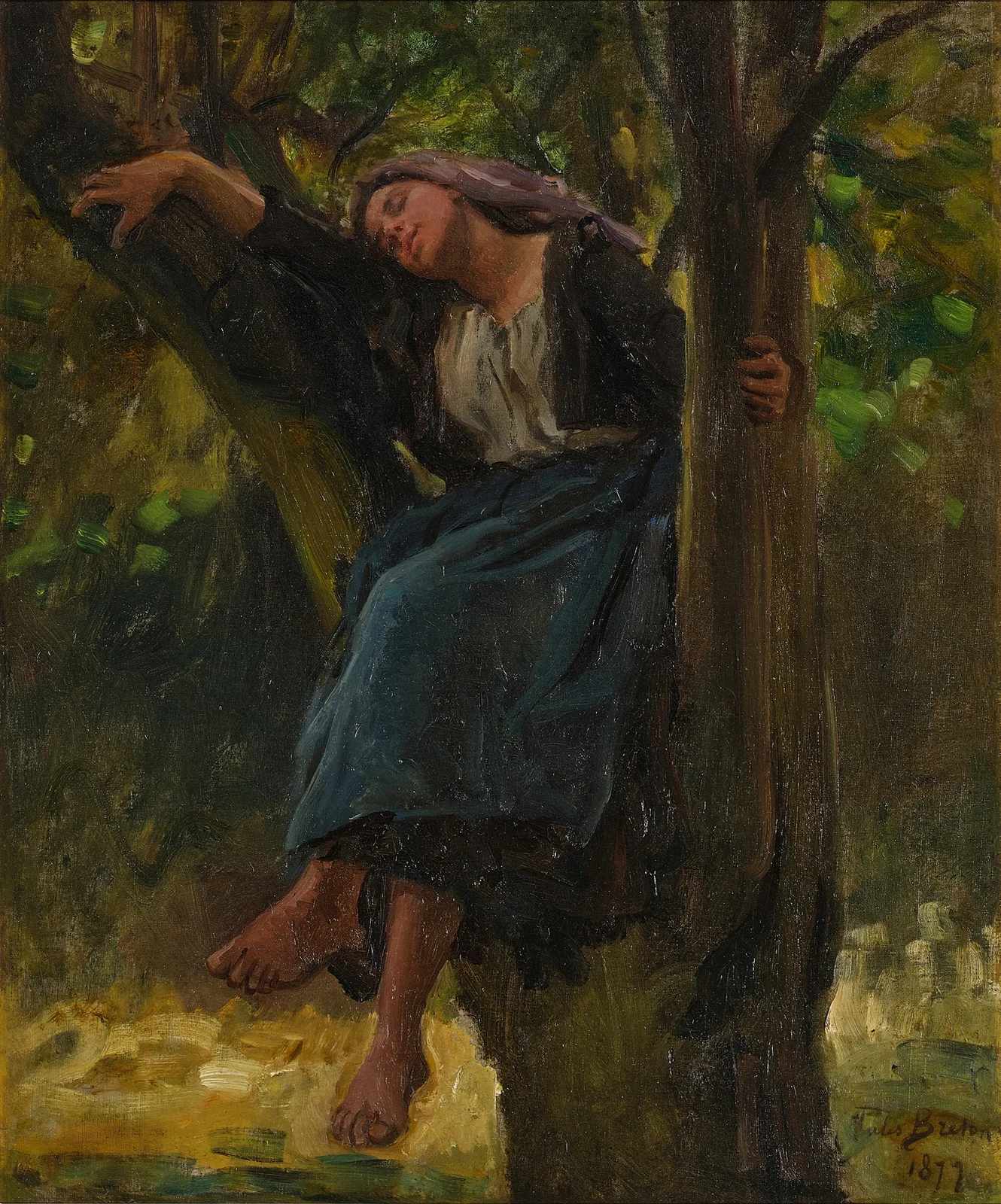 Afternoon Nap av Jules Breton