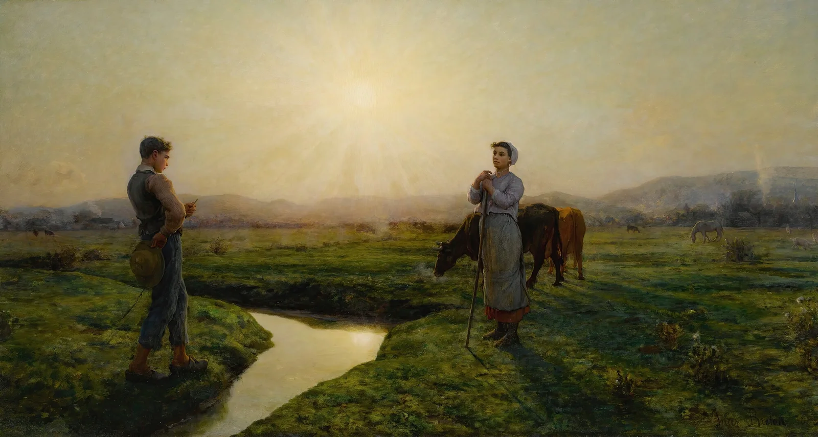 Le Matin av Jules Breton