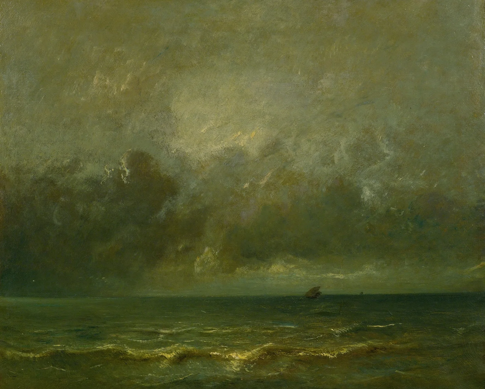 Calm Before The Storm av Jules Dupré