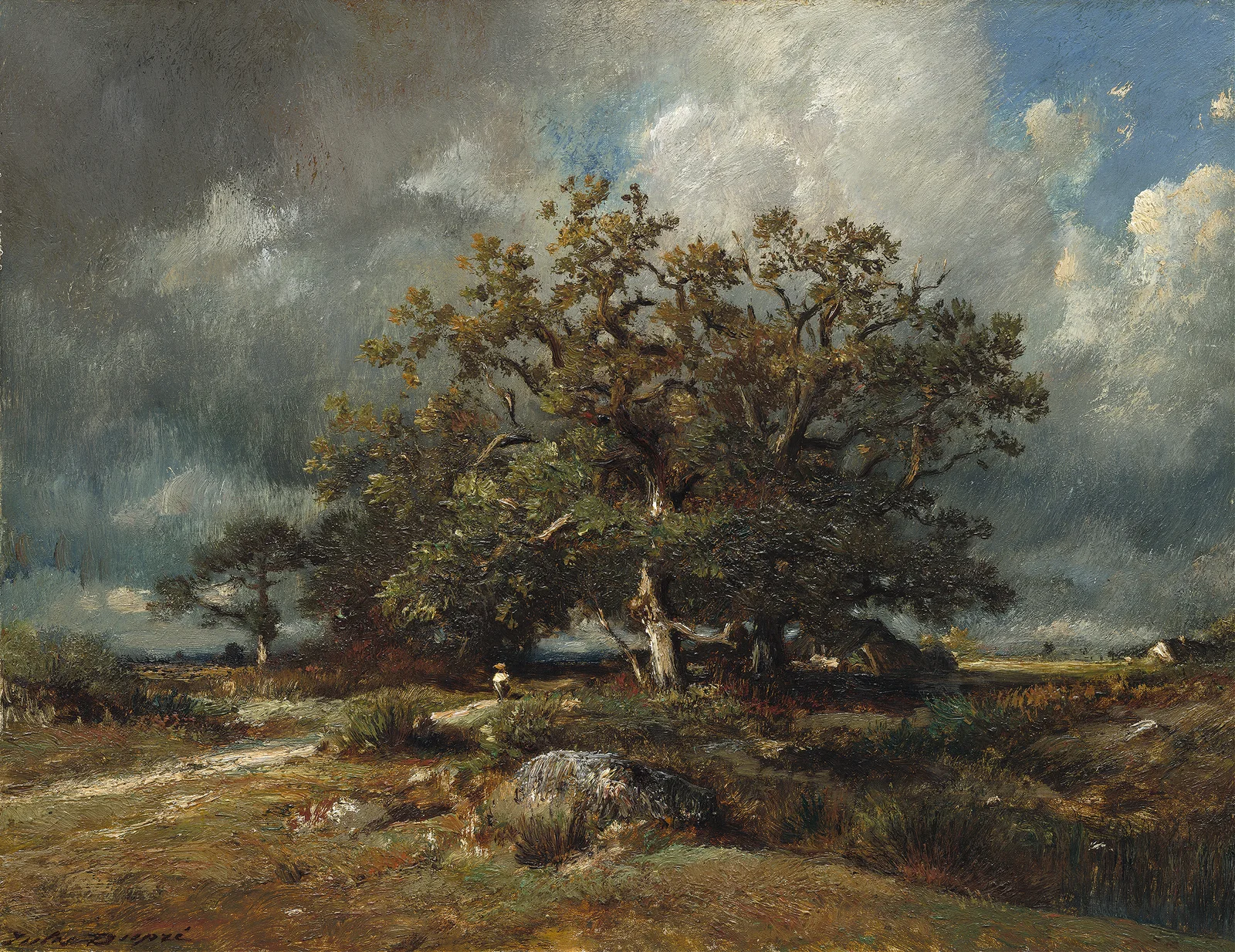 The Old Oak av Jules Dupré