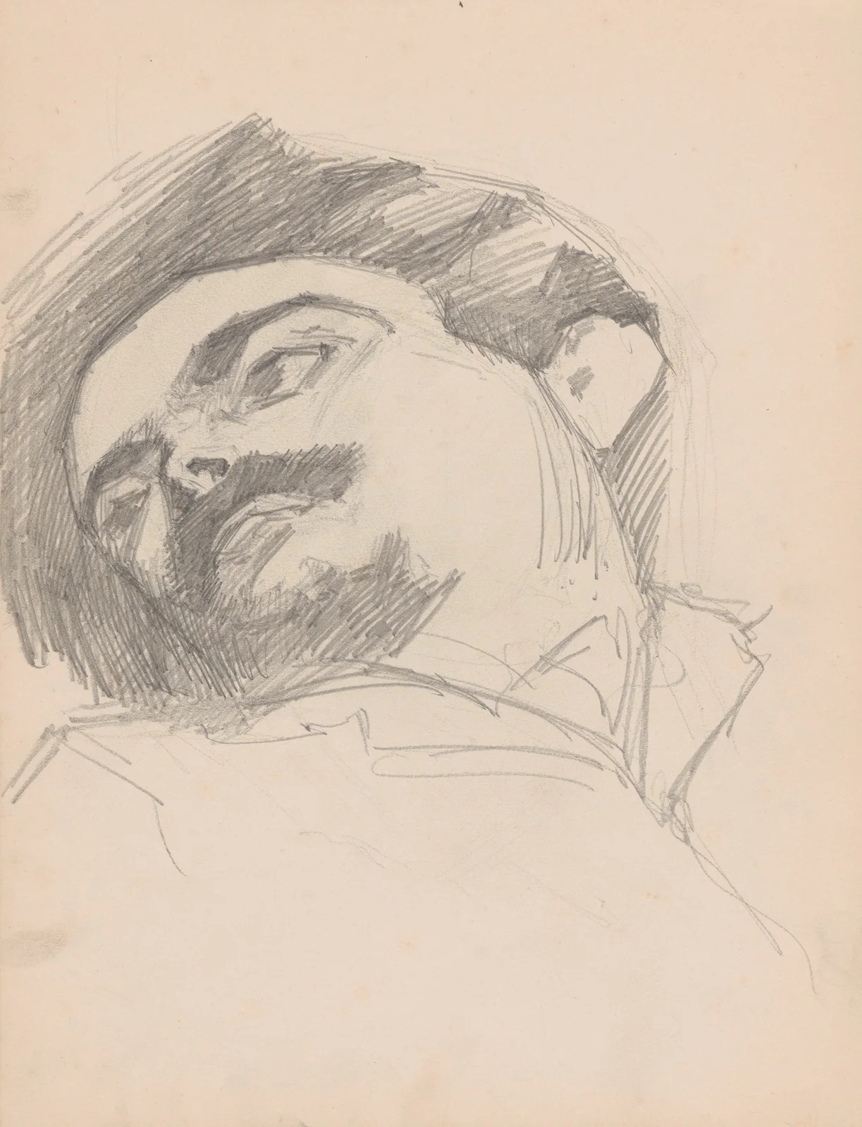 Head of a Man av Jules Schmalzigaug