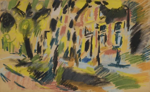 Zicht op Delft (from 1915 until 1917) av Jules Schmalzigaug