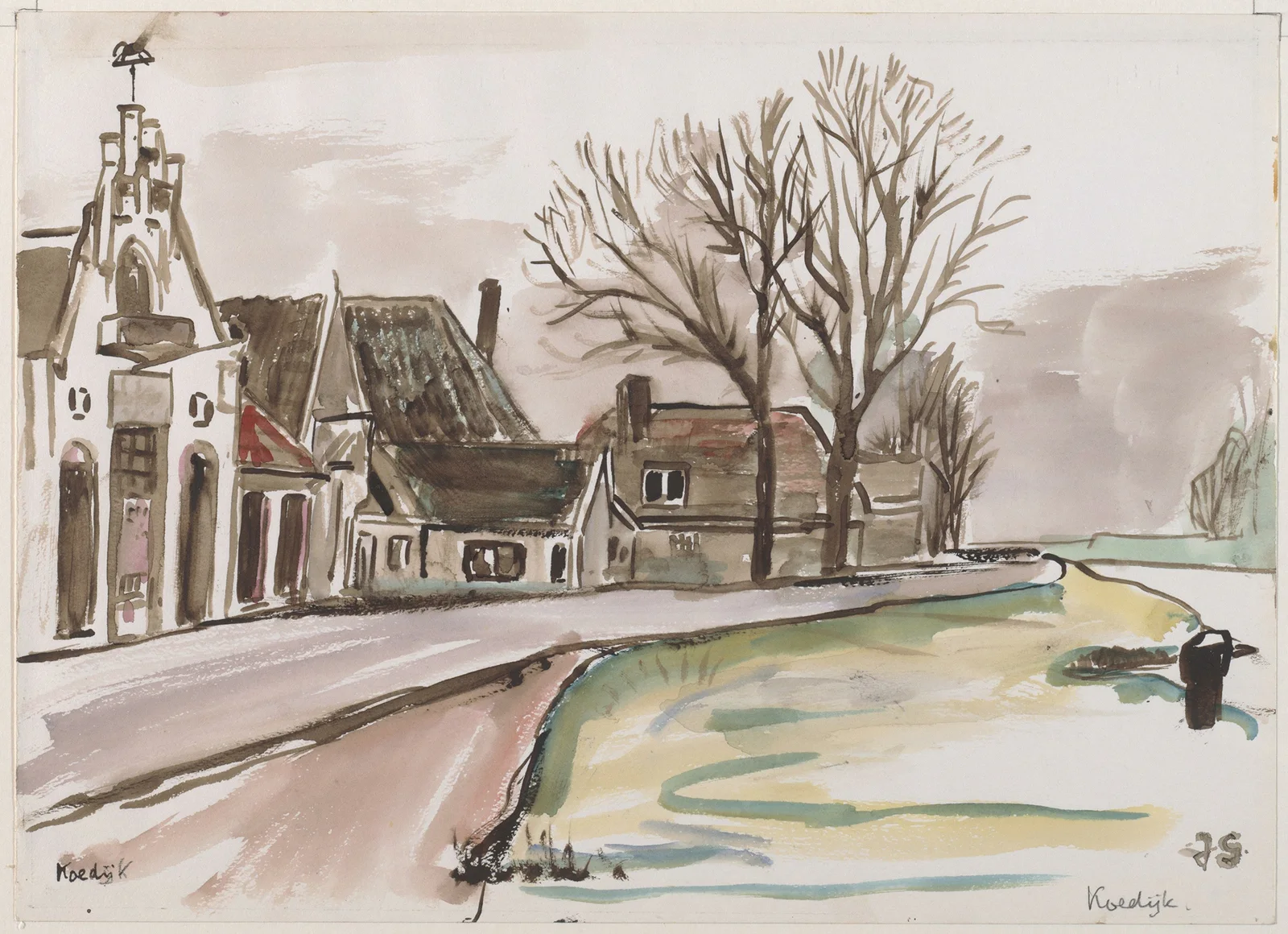 Landscape (20th century) av Julia Giesberts
