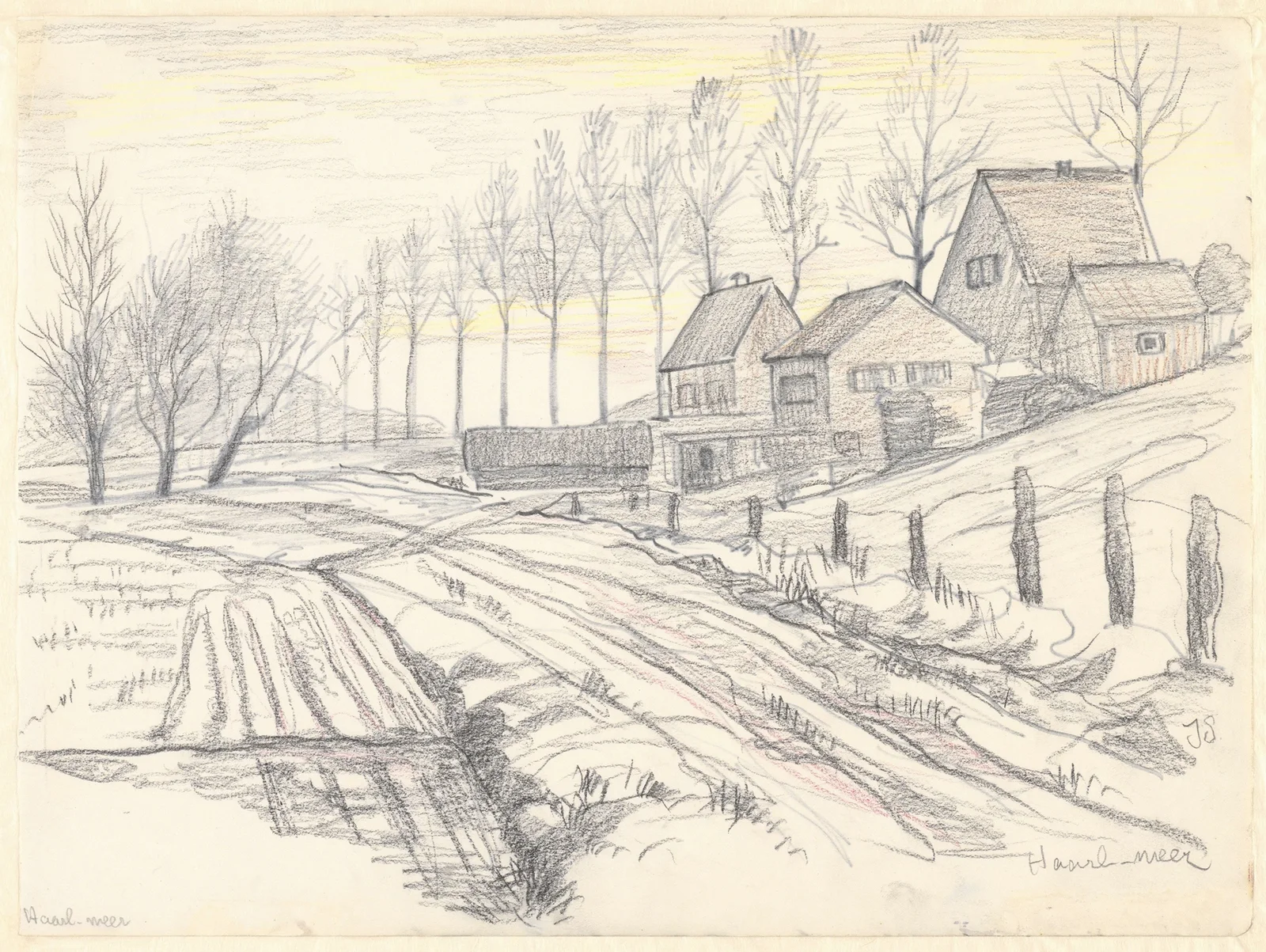 Landscape (20th century) av Julia Giesberts