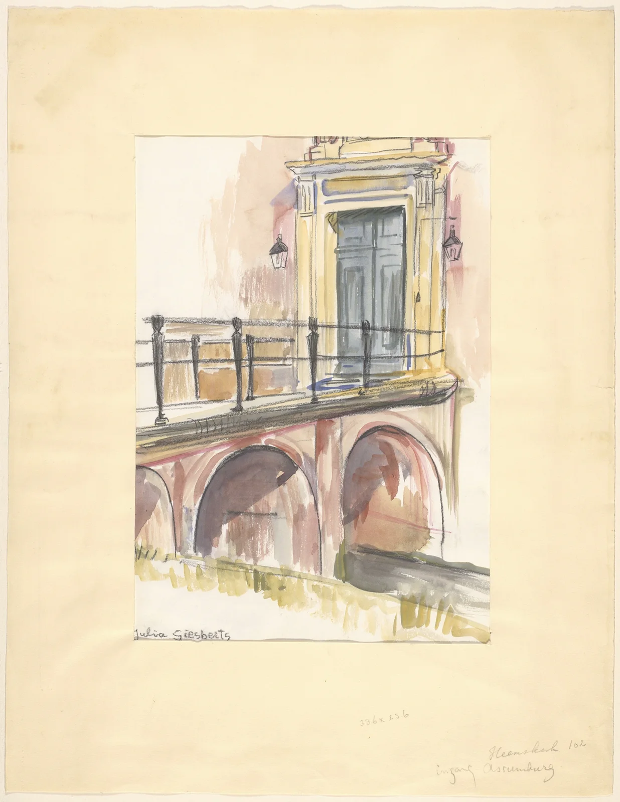 Landscape (20th century) av Julia Giesberts