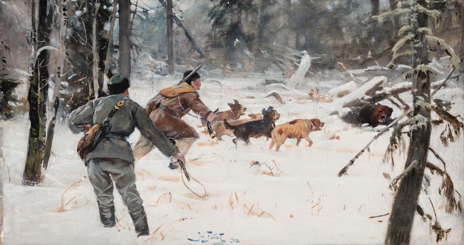 Bear hunting av Julian Falat