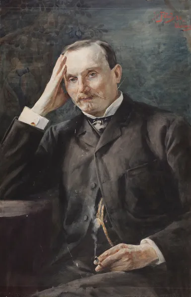 Portrait of Professor Julian Kosiński av Julian Falat