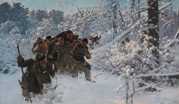 Return from the bear hunt av Julian Falat
