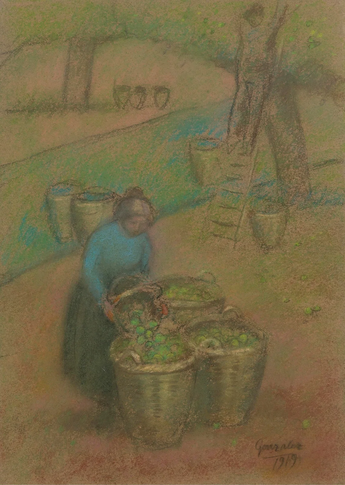The Apple Basket av Julio González