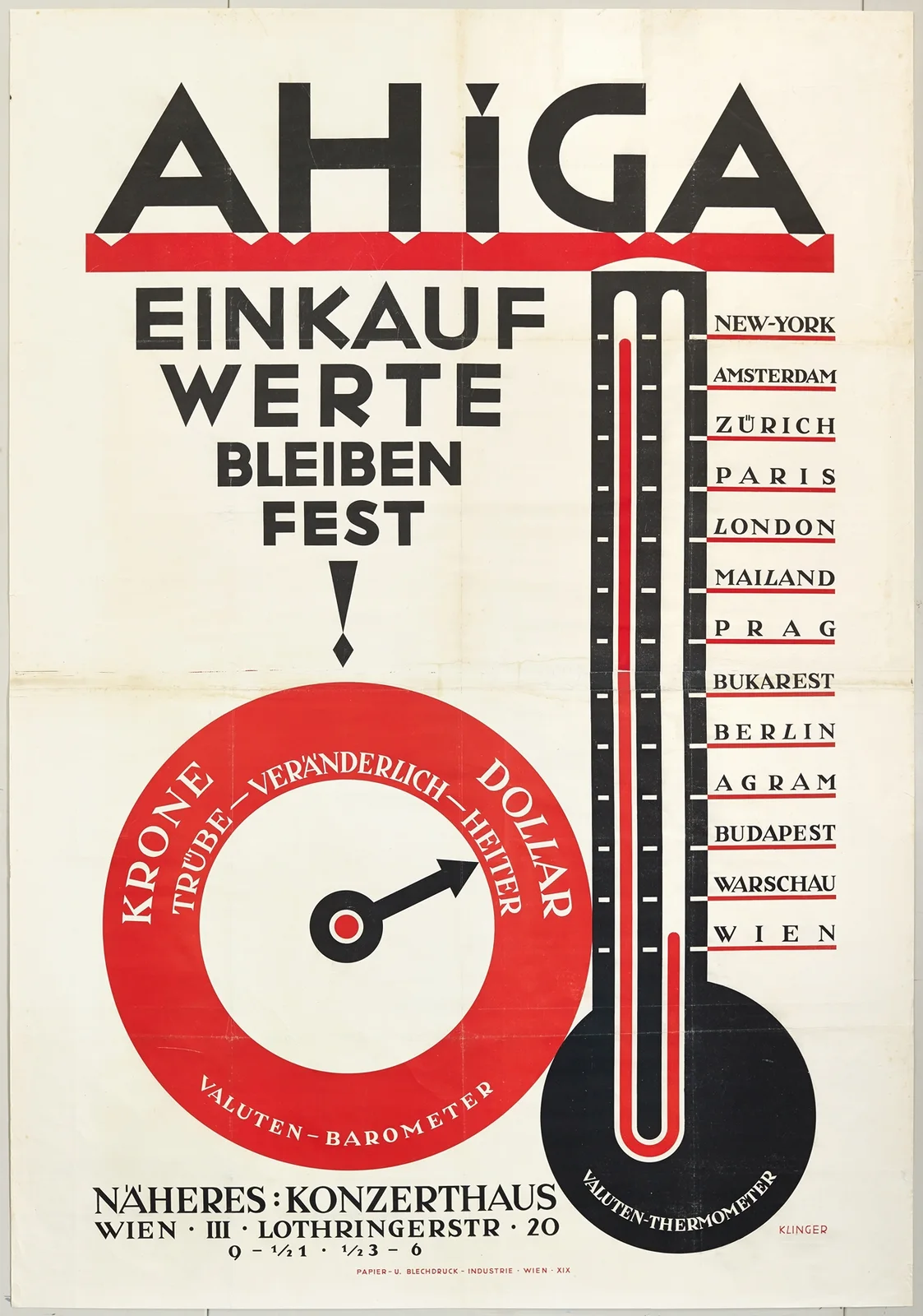 AHIGA Einkauf Werte bleiben fest! av Julius Klinger