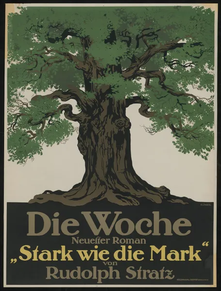 Die Woche mit neuestem Roman ‘Stark wie die Mark’ von Rudolph Stratz av Julius Klinger