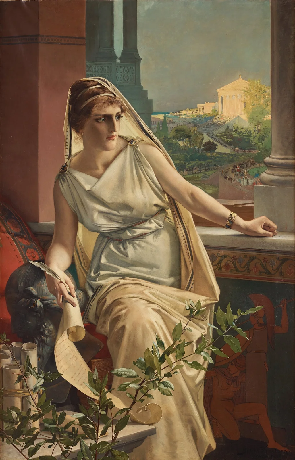 Hypatia av Julius Kronberg