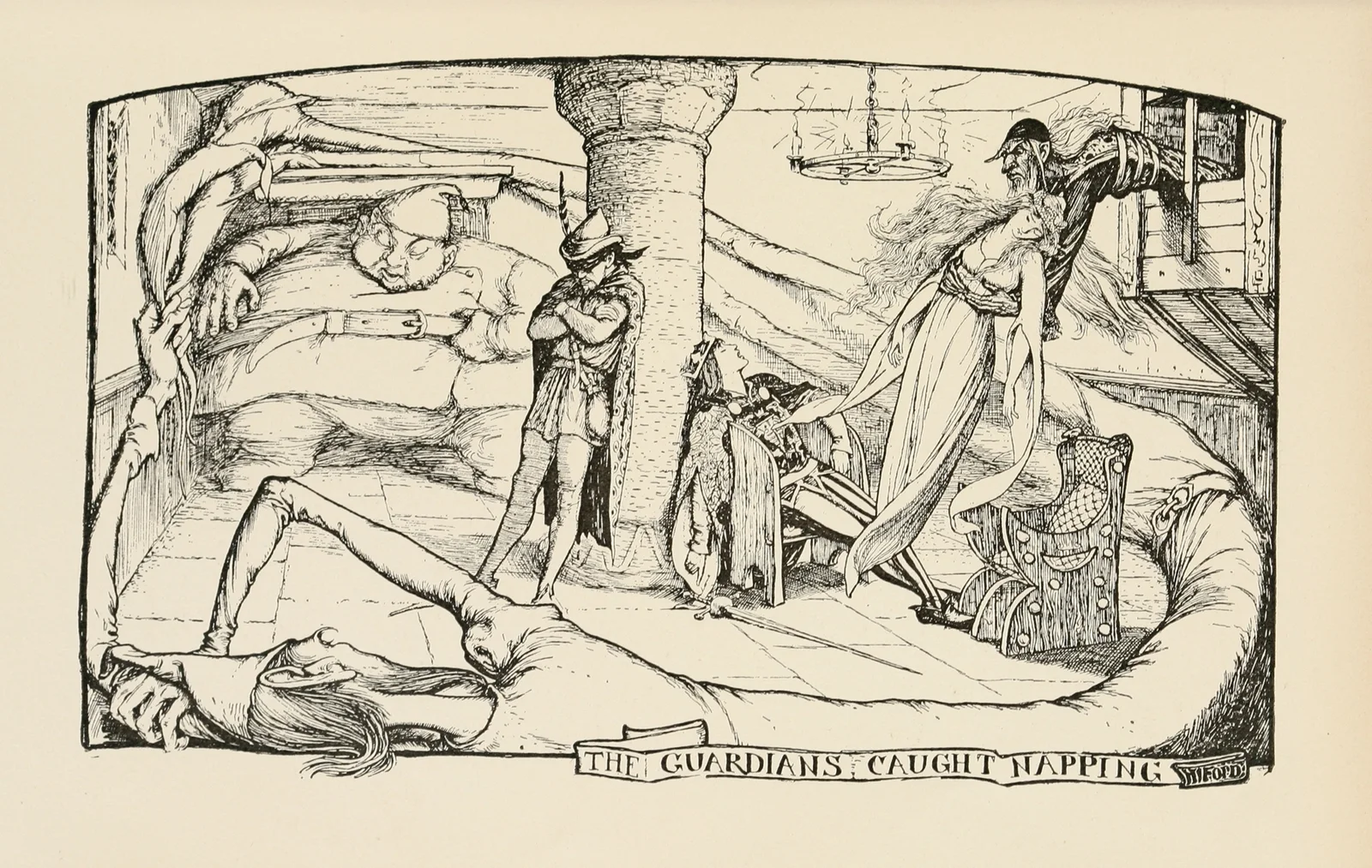 The Guardians caught Napping av Henry Justice Ford