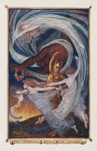 The Whirlwind seizes the wreath av Henry Justice Ford