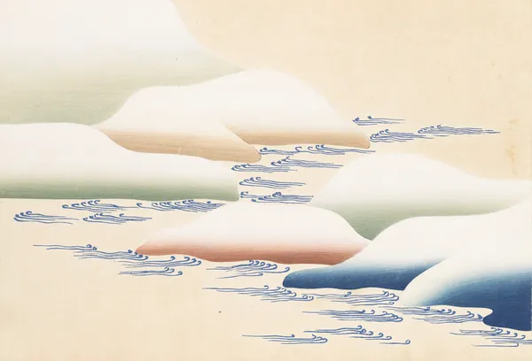 A Thousand Grasses Pl.20 av Kamisaka Sekka