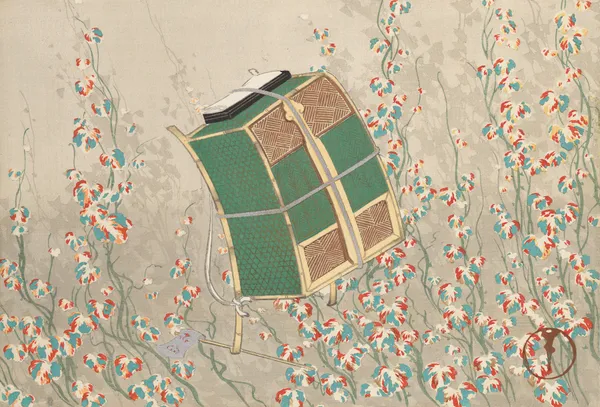 A Thousand Grasses Pl.28 av Kamisaka Sekka