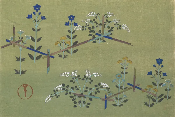 A Thousand Grasses Pl.29 av Kamisaka Sekka