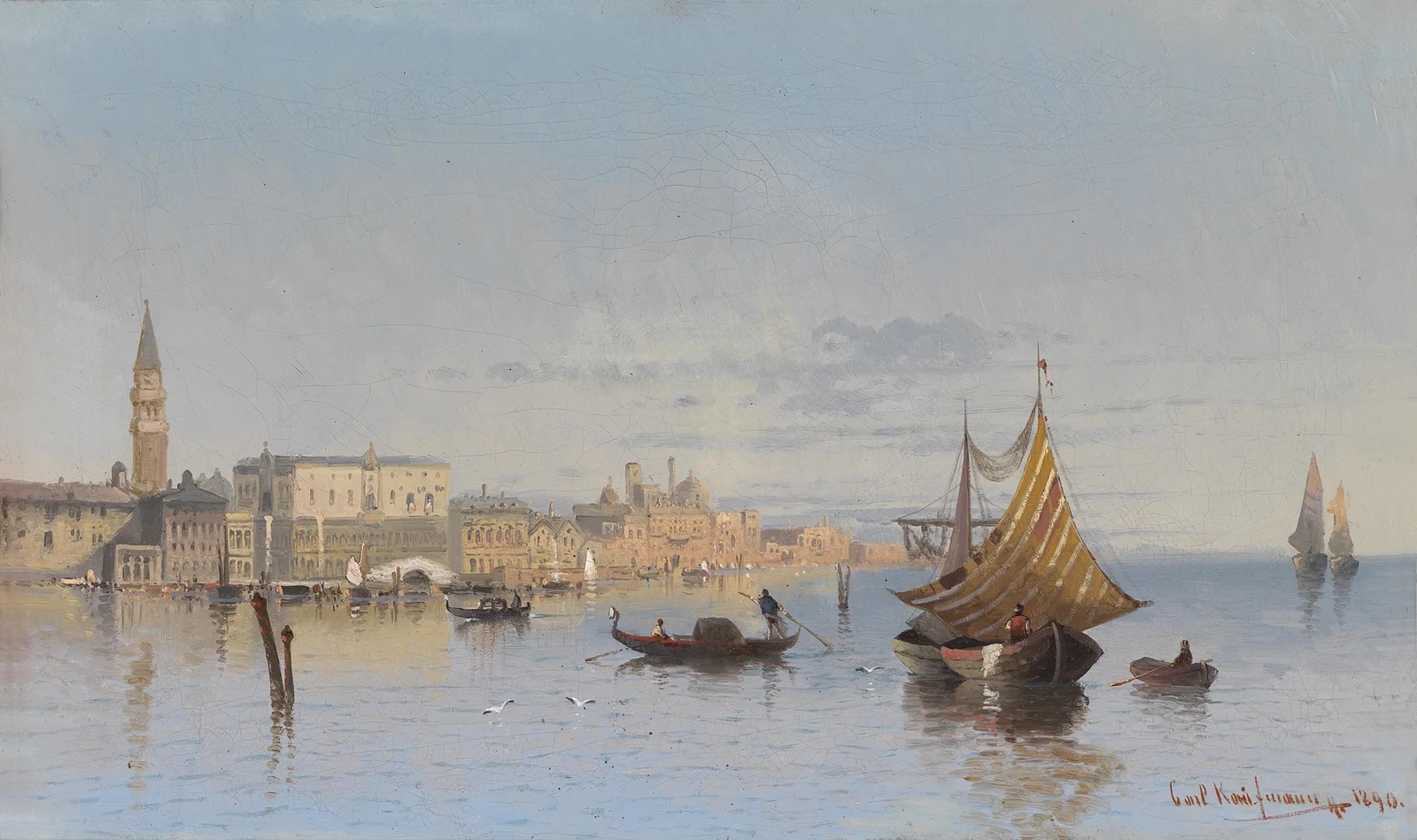 Blick auf Venedig av Karl Kaufmann