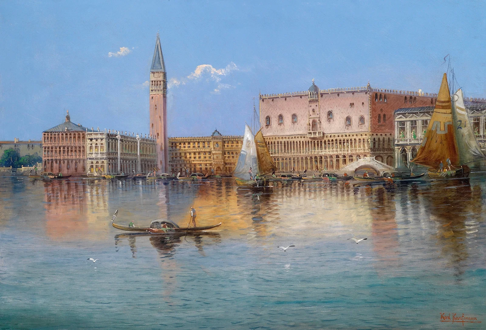 Venedig Acqua Alta av Karl Kaufmann